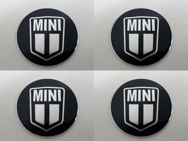 Mini 3 - Set of 4 Metal Stickers for Wheel Center Caps Logo Badges Rims  - £19.90 GBP+