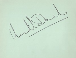 Unidentified Vintage Ballet DOUBLE Hand Signed Autograph Page - £6.72 GBP