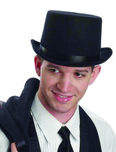 Forum Novelties Party Supplies Men&#39;s Super Deluxe Top Hat, Black, Standard - £89.07 GBP