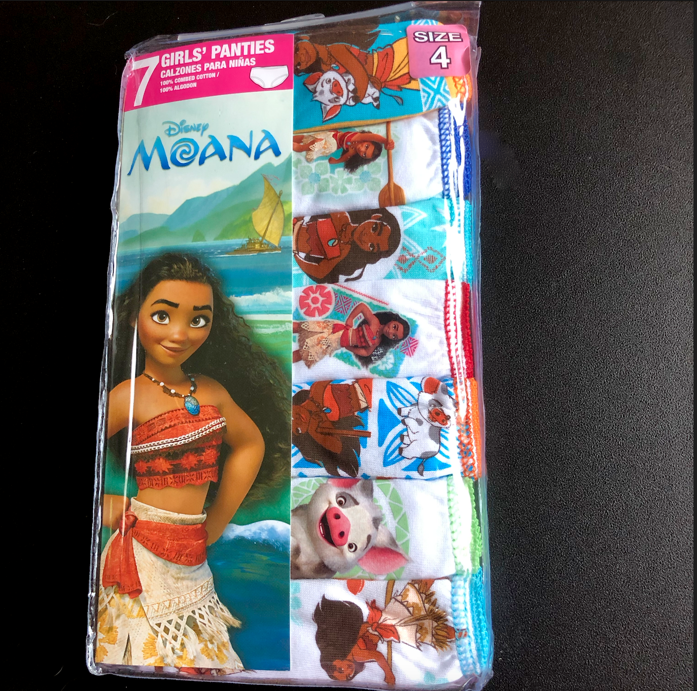 NEW Girls Disney Moana 7 Pack Combed Cotton and 41 similar items