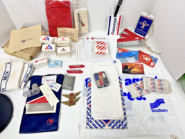 78+ Older Airlines Air Lines Soaps Luggage Tags Linens Bags Pocket Prote... - $94.05