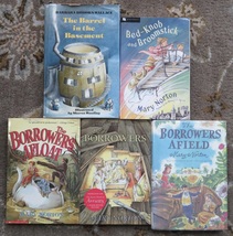 5 books The Borrowers, Bed-Knob and Broomstick, The Barrel in the Basement - £9.55 GBP