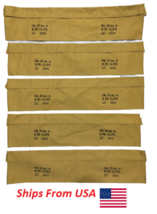 (Pack of 5) WWII Army Cotton Cloth Bandolier Khakhi for M1 Garand Cover - £24.45 GBP