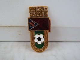 Vintage Soviet Soccer Pin -CSKA Moscow Top League Champions - Stamped Pin - £15.14 GBP