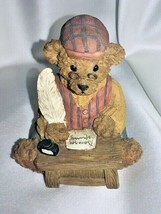 Homco 1999 Love Letters Male Bear Figurine - £7.96 GBP