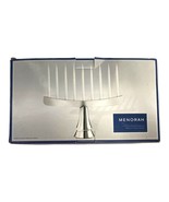 Modern Silver Metal Menorah – Bed Bath &amp; Beyond – 11.75” Hanukkah Candle... - €27,56 EUR