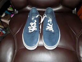 Vans Men&#39;s ERA Classic Off the Wall Vans Skate Shoes Sneakers Navy Blue Size 8 - £21.29 GBP
