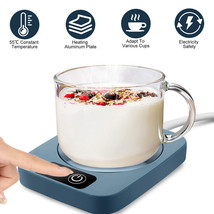 Smart Electric Cup Mug Warmer Coffee Tea Milk Drink Auto Heater Pad Office Home - £14.22 GBP