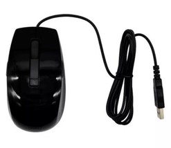 NEW OEM Dell USB Wired 6 Button Laser Mouse Black - YC5TD 0YC5TD - £17.28 GBP