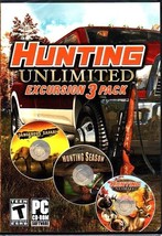 Hunting Unlimited Excursion 3 Pack (PC-CD, 2011) Windows XP/Vista/7 -NEW DVD BOX - £3.91 GBP