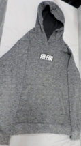 DESIGNER VOLCOM TRUE TO THIS PULLOVER WARM SOFT GRAY HOODIE SIZE MEDIUM - $20.55