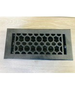 IRON ADJUSTABLE FLOOR VENT REGISTER VINTAGE ANTIQUE LOOK 4&quot; X 10&quot; DIFFUS... - $29.99
