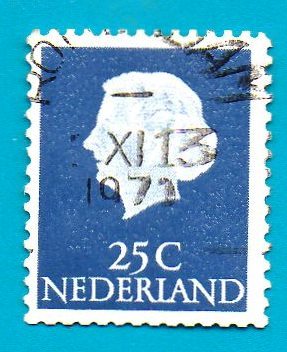 Primary image for Netherlands (used postage stamp) 1953 25c Queen Juliana - Scott # 348