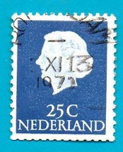Netherlands (used postage stamp) 1953 25c Queen Juliana - Scott # 348 - £1.59 GBP