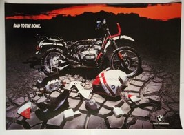 Bmw Gs Bad To The Bone Paris Dakar 1990 Poster Original 25X36 Obsession - £70.82 GBP