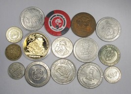 15 Vintage Gambling Casino Tokens All Different C2294 - £17.96 GBP