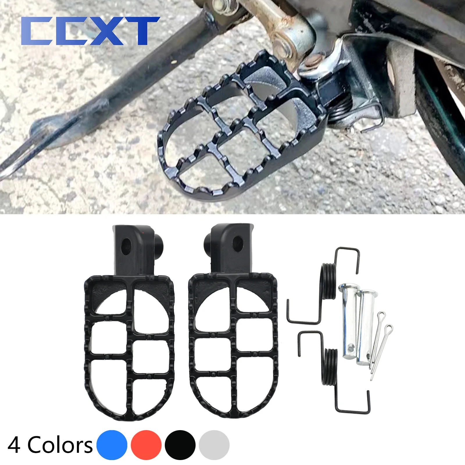 S foot pegs footrests for honda xr50r crf50 crf70 crf80 crf100f for yamaha pw50 pw80 pw thumb200