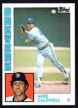 Milwaukee Brewers Mike Caldwell 1984 Topps #605 nr mt - £0.38 GBP