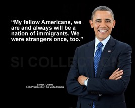 Barack Obama &quot;My Fellow Americans, We Are And...&quot; Quote Photo Various Sizes - £3.84 GBP+