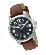 Timex Men&#39;s Expedition Metal Field Brown Leather Strap Watch - $137.77