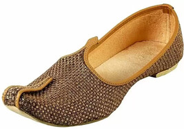 Mens Punjabi Jutti Mojari Khussa Jaipur ethnic Wedding Flat Shoes US 8-1... - £25.26 GBP