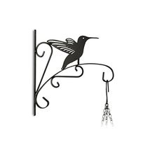 Relaxdays Plant Hook with Bird, Flower Pot Hanger for the Wall, Metal Ga... - $50.00