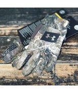 Under Armour UA Camo Brown/Green Hunt Fleece Gloves Early Season Men S - $35.92 CAD