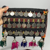 500g,10&quot;x6.5&quot;Turkmen Handbag Purse Crossbody Handmade Silk Coin @Afghanistan,P12 - £63.94 GBP