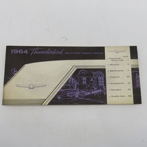 1964 Ford Thunderbird registered Owner&#39;s Manual Original 7513-64 Vintage - $31.49