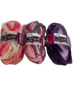 La Scarf Yarn-One Ball Makes One Complete Scarf 100 Grms Pink Purple Lot... - £6.68 GBP