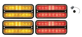 United Pacific LED Front &amp; Rear Marker Light Set For 1968-1972 Chevy Trucks - £123.08 GBP