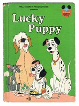 VINTAGE 1978 Disney The Lucky Puppy Hardcover Book  - £11.86 GBP