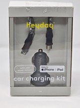 Heyday Car Charging Kit USB A - iPhone 20W Black Hey Day - $6.79