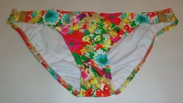 Gianni Bini Size Large Ringside Pant Floral New Womens Bikini Bottom - £43.36 GBP