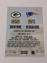 LeRoy Butler Green Bay Packers 1997 Playoff Super Bowl XXXI Champions Card #14 - £0.78 GBP