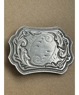 Vintage Bear Claw Marks Floral Etched Belt Buckle - $356.22 MXN