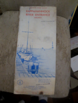 Nautical Chart 534-SC 1969 Rappahannock to River Entrance Map Commerce V... - £14.69 GBP