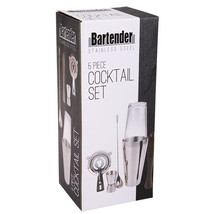Bartender Stainless Steel Cocktail Set - 5-Piece - £48.30 GBP