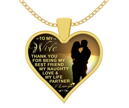 Heart Necklace Love Gift for Wife Necklace Thanks for being My Best Friend -N380 - £27.53 GBP+