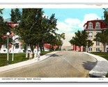 Università Di Nevada Street Vista Reno Nevada Nvwb Cartolina V4 - £3.17 GBP