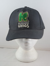 Kalamazoo Wings Hat (VTG) - IHL K Wing Logo - Adult Snapback - $65.00