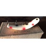 Old Vintage Fishing Lure HELIN TACKLE Co. Flatfish U20 Lure In Original Box - $14.85