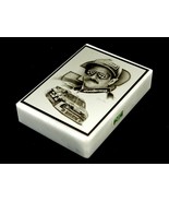 White Italian Marble Block Paperweight, Dale Earnhardt, Plated @ Rebh St... - £22.05 GBP