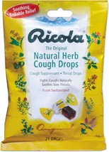 Ricola 7776 Cough Drops- Natural Herb- 21 Drops/Bag - £12.78 GBP