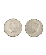 2 Kennedy Half Dollars 1967  Circulated Condition Philadelphia   #3 40% ... - $14.01