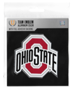 Ohio State Buckeyes Metal Die Cut Auto Emblem NCAA - $139.39 MXN