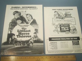 Movie Press Book 1976 THE LITTLEST HORSE THIEVES 22 Pages AD PAD [Z106b] - $27.84