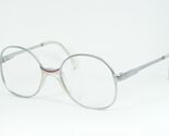 Lunettes Vintage METZLER 8720 ARGENT / ROUGE 49-17-130mm Allemagne (NOTES) - $96.02
