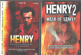 Henry (Lee Lucas) 1&amp;2: Portrait of a Serial Killer + Sanity Mask - New 2 DVDs... - £34.13 GBP