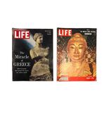 Vintage LIFE Magazine 1955 Buddhism & 1963 Greece Mid Century Ads Lot - $22.50